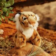 tiger cuddly toy with background