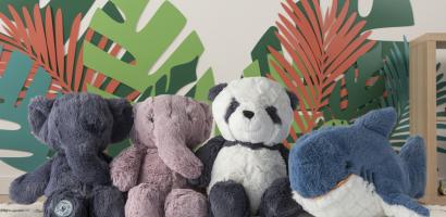 All Cub Club Toys on colourful background