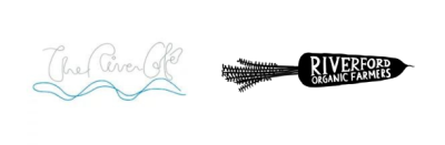 Two logos for the River Cafe and Riverford in support of Wild Dinner 2025