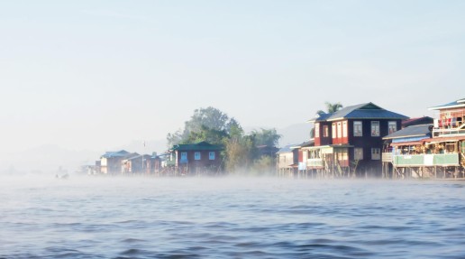 Homes on Lake Inle