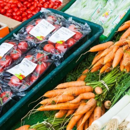 Tomatoes and carrots
