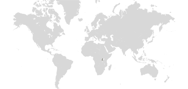 Map graphic detailing gorilla habitat ranges 